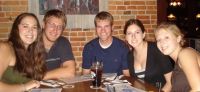 Kristine, Chris, Craig, Sara and Steph out for a birthday dinner Kristine, Chris, Craig, Sara and Steph out for a birthday dinner