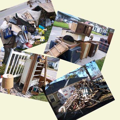 Some of our neighbors' houses had to be completely torn down due to storm damage. Some of our neighbors' houses had to be completely torn down due to storm damage.