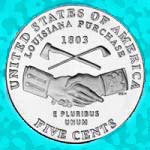 The 2005 nickel back: Peace Medal. The 2005 nickel back: Peace Medal.
